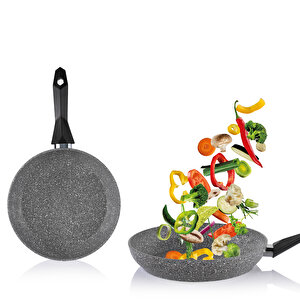 Cory Yanmaz Yapışmaz Tava 24 Cm-gri