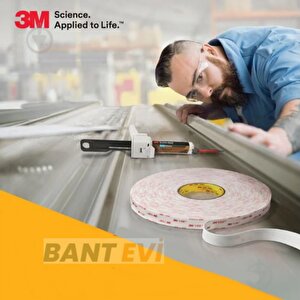 3m 9088 Çift Taraflı Bant 10mmx50metre Şeffaf Yüksek Performans 3M Montaj Bandı 1cm