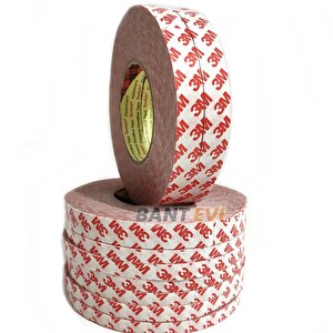 3m 9088 Çift Taraflı Bant 20mmx50metre Şeffaf Yüksek Performans Montaj Bandı 2cm