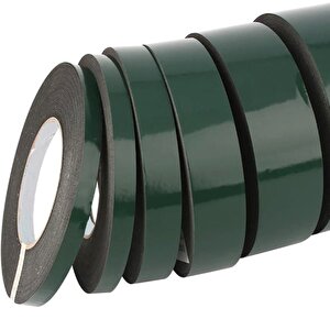 Çift Taraflı Siyah Köpük Bant 2cmx10metre Yeşil/siyah Montaj Bandı 20mm