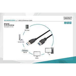 Ak-300203-030-s 3.0m Usb3.o Uzatma.ae/ad