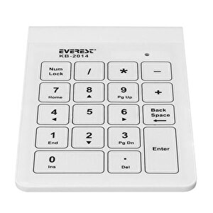 Everest Kb-2014 Usb Dokunmati̇k Numeri̇k Key Pad,bey