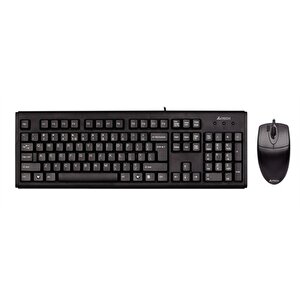 A4 Tech Km-72620d Kbl Usb Q Klavye-mouse Set,si̇yah