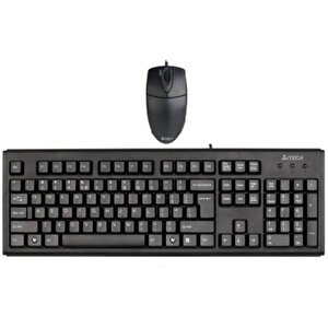 A4 Tech Km-72620d Kbl Usb Q Klavye-mouse Set,si̇yah