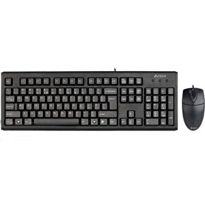 A4 Tech Km-72620d Kbl Usb Q Klavye-mouse Set,si̇yah