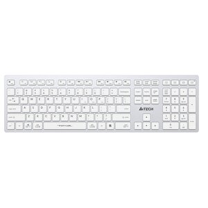 A4 Tech Fbx50c Q Bluetooth M.m Klavye,beyaz,şarjli
