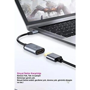 Daytona Hc-03 Type-c => Hdmi Çevi̇ri̇ci̇,4k Full Hd (giriş: Usb Tip-c => Çıkış: Hdmi)
