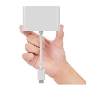 Daytona Fix Fc01 Usb Tip-c => Hdmi+tip-c+usb Çevi̇r (giriş : Type-c => Çıkış : Hdmi+usb+type-c)