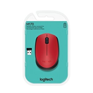 Logitech  910-004641 M171 Kablosuz  Mouse,kirmizi
