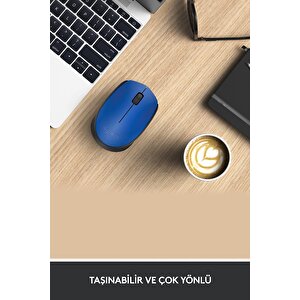 Logitech  910-004640 M171 Kablosuz  Mouse, Mavi̇