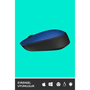 Logitech  910-004640 M171 Kablosuz  Mouse, Mavi̇