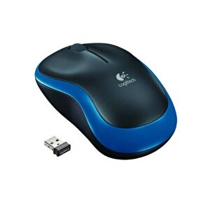Logitech 910-002236 M185 Kablosuz Mouse)mavi̇