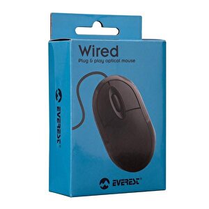 Everest Sm-385 Kablolu Usb Mouse,si̇yah