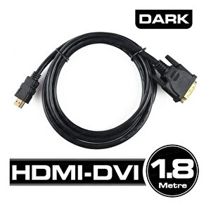 Dark Dk-cb-dvixhdmil180  1,8m Dvi<=>hdmi Kablo