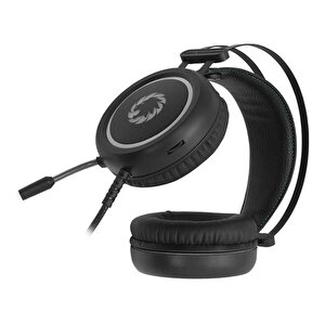 Gamemax Hg3500 Pro Gaming Kulaklik 7.1 Virtual Surround / Rgb Led / Si̇yah / Deri̇ Kaplama