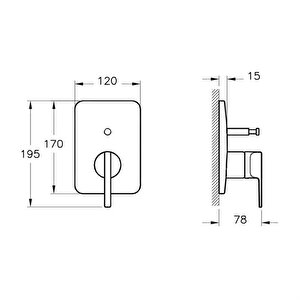 Artema Suit U Ankastre Banyo Bataryası A42286