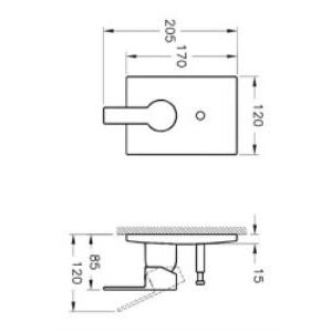 Artema Flo S Ankastre Banyo Bataryası Altın A4221223