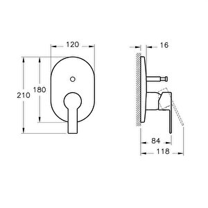 Artema Fold S Ankastre Banyo Bataryası A42536