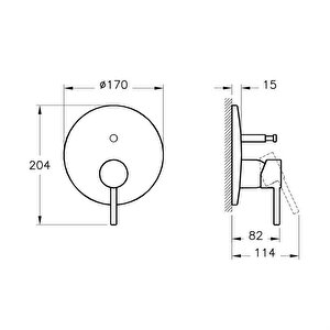 Artema Minimax S Ankastre Banyo Bataryası A42210