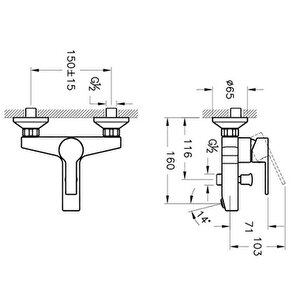 Artema Fold S Banyo Bataryası A42535