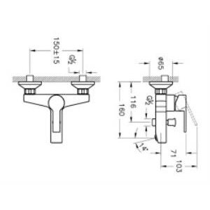 Artema Fold S Banyo Bataryası A42535