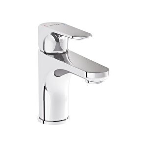 Root Round Lavabo Bataryası Krom A42705 Beyaz