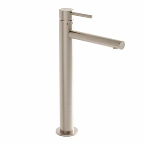 Vitra Origin Lavabo Bataryası Fırçalı Nikel Çanak A4255834 Beyaz