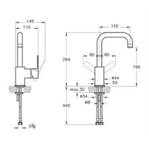 Artema Flo S Lavabo Bataryası A4193923