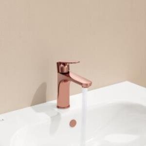 Vitra Root Round Yüksek Lavabo Bataryası Bakır  A4270626
