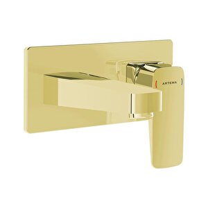Root Square Ankastre Lavabo Bataryası Altın A4273823 Gümüş