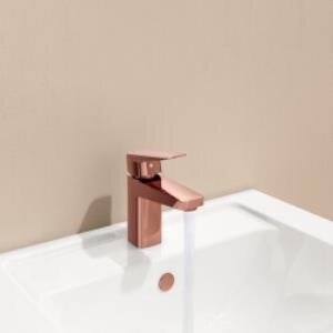 Vitra Root Square Lavabo Bataryası Bakır  A4273226