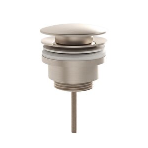 Vitra Origin Yuvarlak Lavabo Süzgeci Fırçalı Nikel A4514834 Beyaz