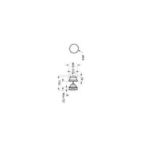 Vitra Origin Yuvarlak Lavabo Süzgeci Fırçalı Nikel A4514834