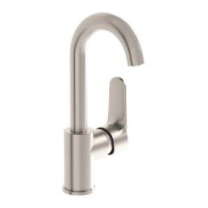 Vitra Root Round Döner Borulu Lavabo Bataryası Fırçalı Nikel A4275434