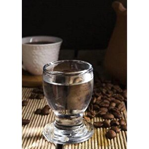 Lav Kahve Yanı Bardağı - Shot Tekila Bardağı 12 Li 55cc.