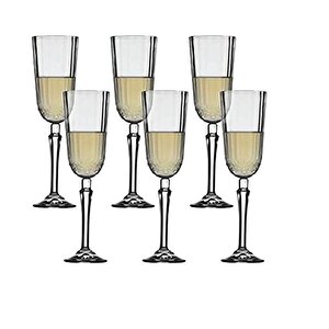 Paşabahçe Diony 440210 Ayaklı Flüt Kadeh - 6 Lı Şampanya Kadehi