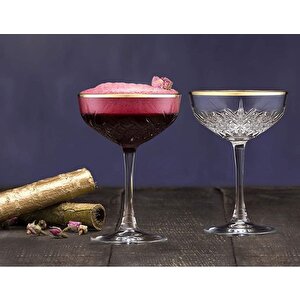 Paşabahçe Timeless Gold Ayaklı Kadeh Bardak- Sunum Bardağı 4 Lü 440236gld