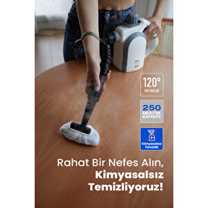 Pocket Clean Çok Fonksiyonlu Buharlı Temizlik Makinası - Buharlı Temizleyici