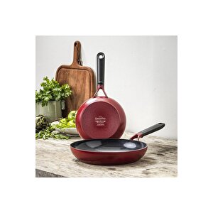 Greenpan Cc005196-001 Smartshape Kırmızı 2'li 20-28 Cm Tava Seti