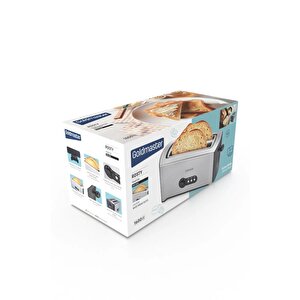 Goldmaster Rosty Xxl İnox Geniş Ekmek Hazneli 7 Seviyeli Buz Çözme Özellikli Ekmek Kızartma Makinesi