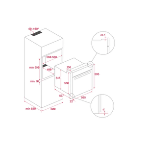 Teka Hlb 8600 Wh Ankastre Fırın 111000012