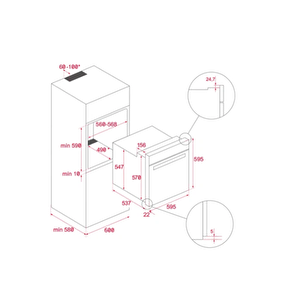Teka Hlb 8400 Wh Ankastre Fırın 111000004