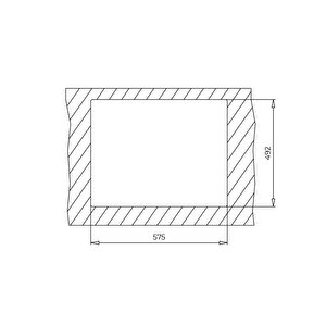 Teka Forsquare 590 Tg   Bright Cream Granit Eviye 115260022