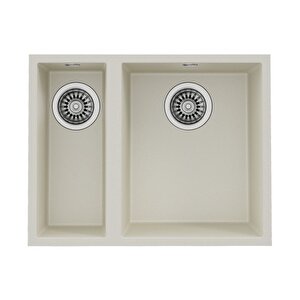 Square 560 Tg Bright Cream Tezgahaltı Granit Eviye Krem 56 Cm 115260032