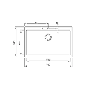 Forsquare 72.40 Tg   Avena Beige, Granit Eviye 115230002