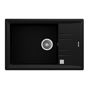 Stone 60 S-tg  Metallic Black Granit Eviye 115330031