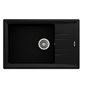 Stone 60 S-tg  Metallic Black Granit Eviye 115330031