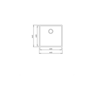 Square 40.40 Tg Avena Beige Granit Eviye 115230027
