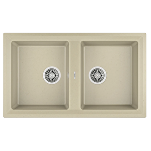 Stone 90 B-tg Topasbeige Granit Eviye 115260004