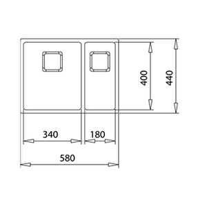 Flexlınea Rs15 2b 580 Çelik Eviye 115030010